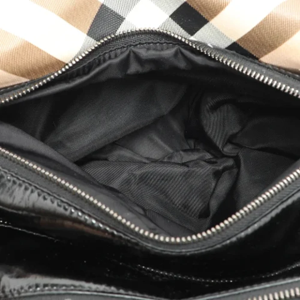 Burberry Vintage Pre-owned Leather handbags Beige Dames