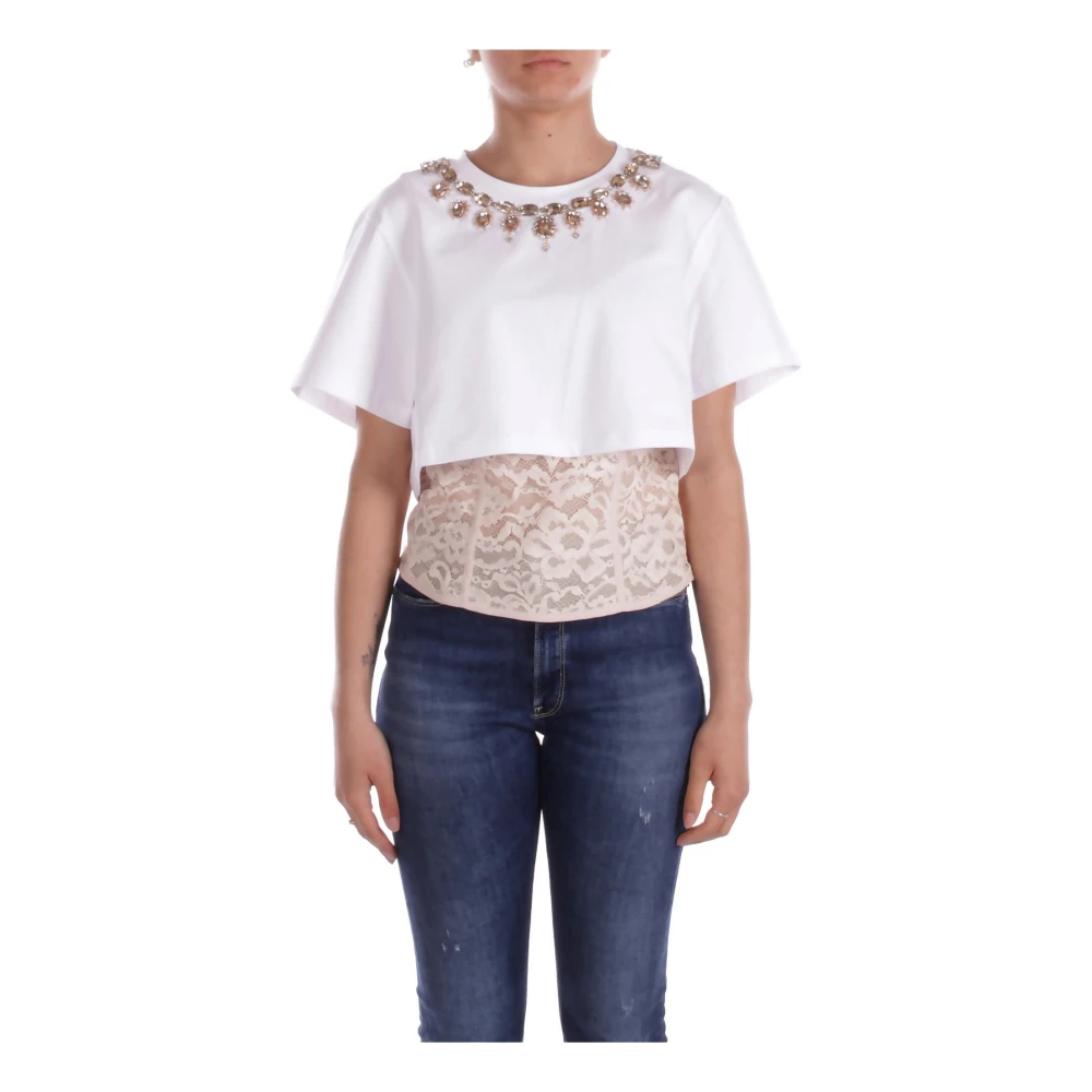 Blugirl - Tops > T-Shirts - White - Blugirl - Modalova