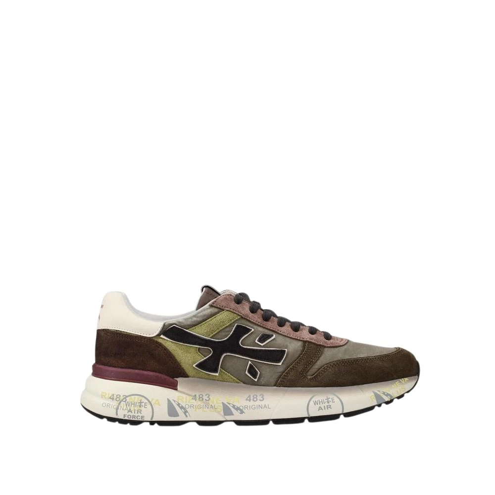 Premiata Groene Mick Sneaker voor heren Heren Schoenen Veelkleurig Multicolor