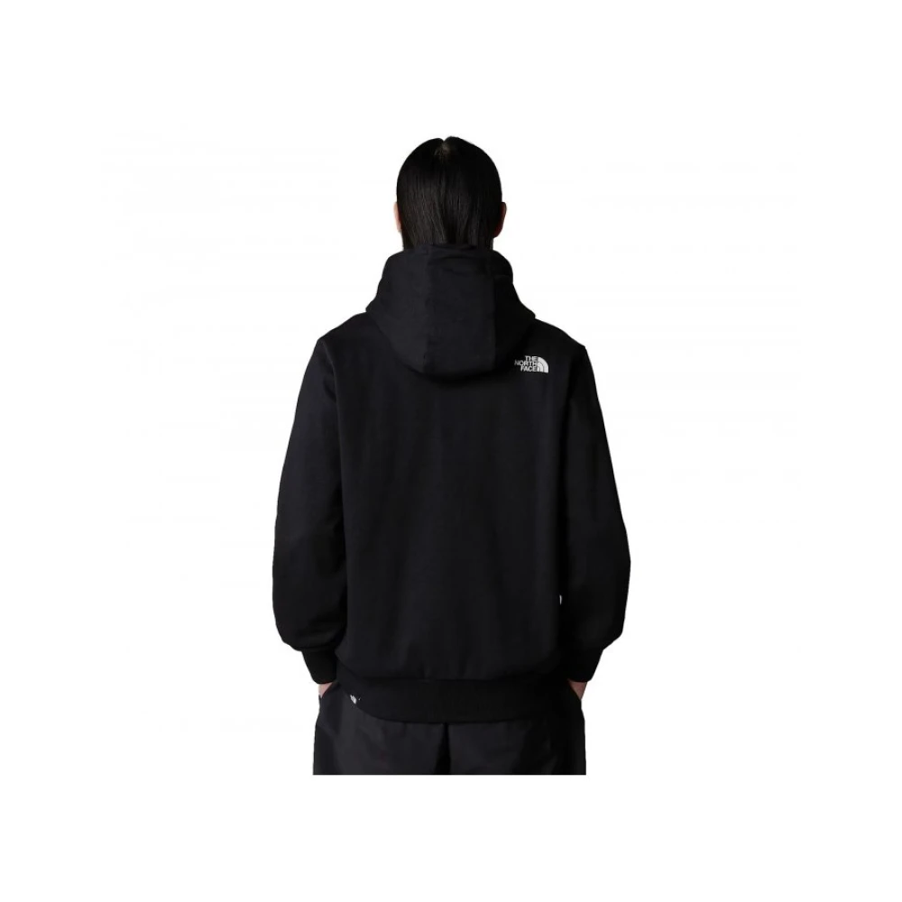 The North Face Eenvoudige Dome Volledige Rits Hoodie Black Heren