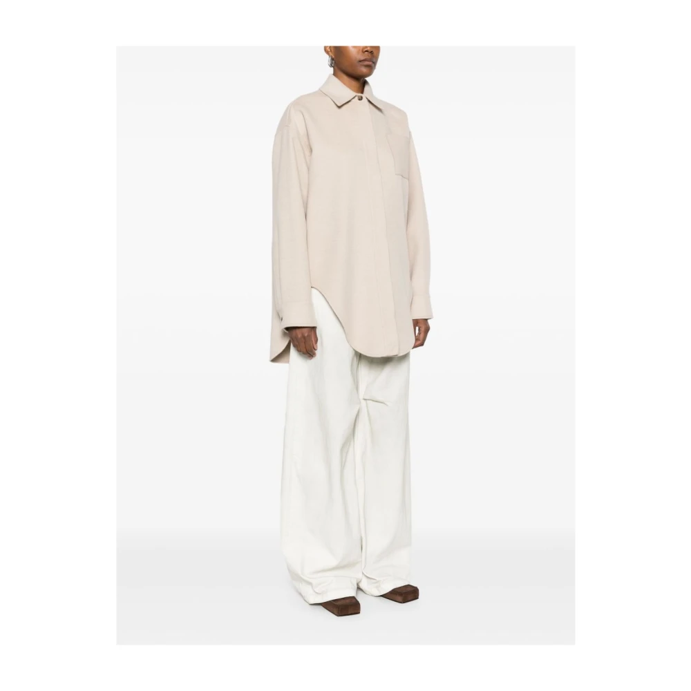 Loewe Stijlvolle Jassen Collectie Beige Dames