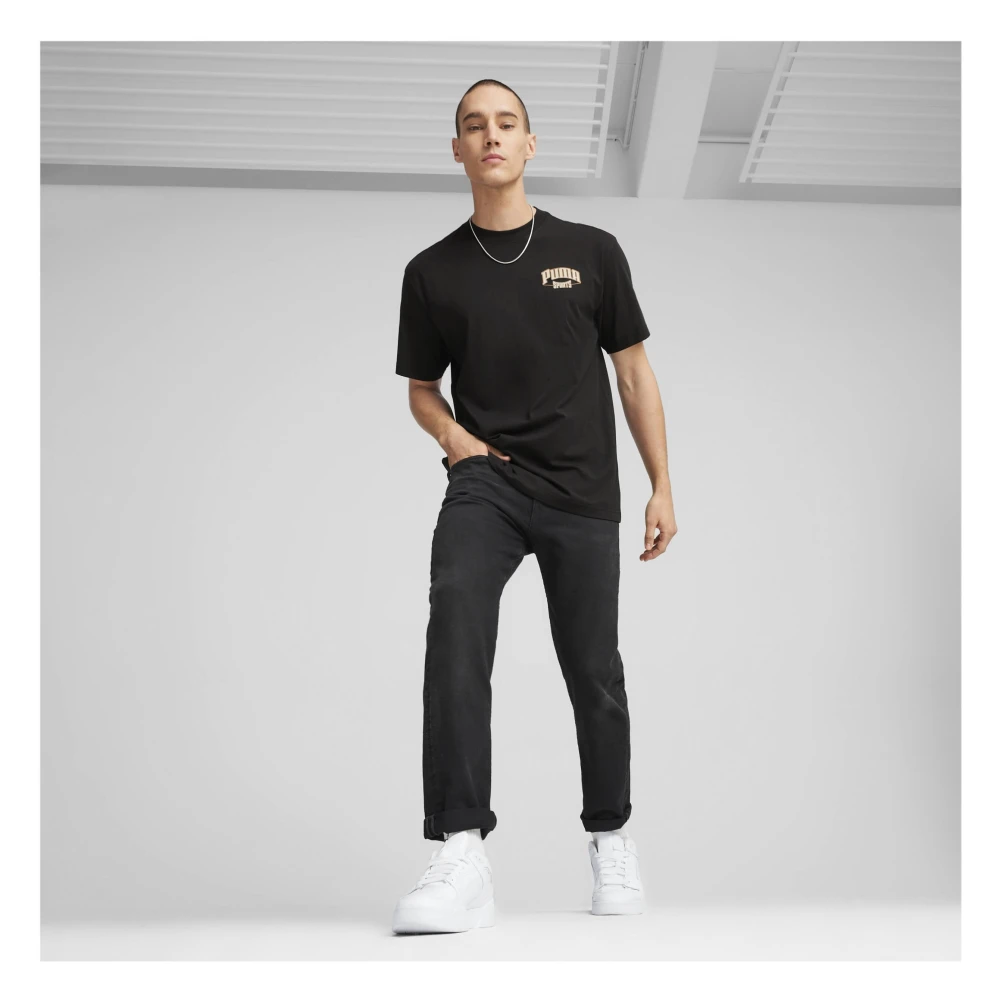Puma Team T-shirt Black Heren