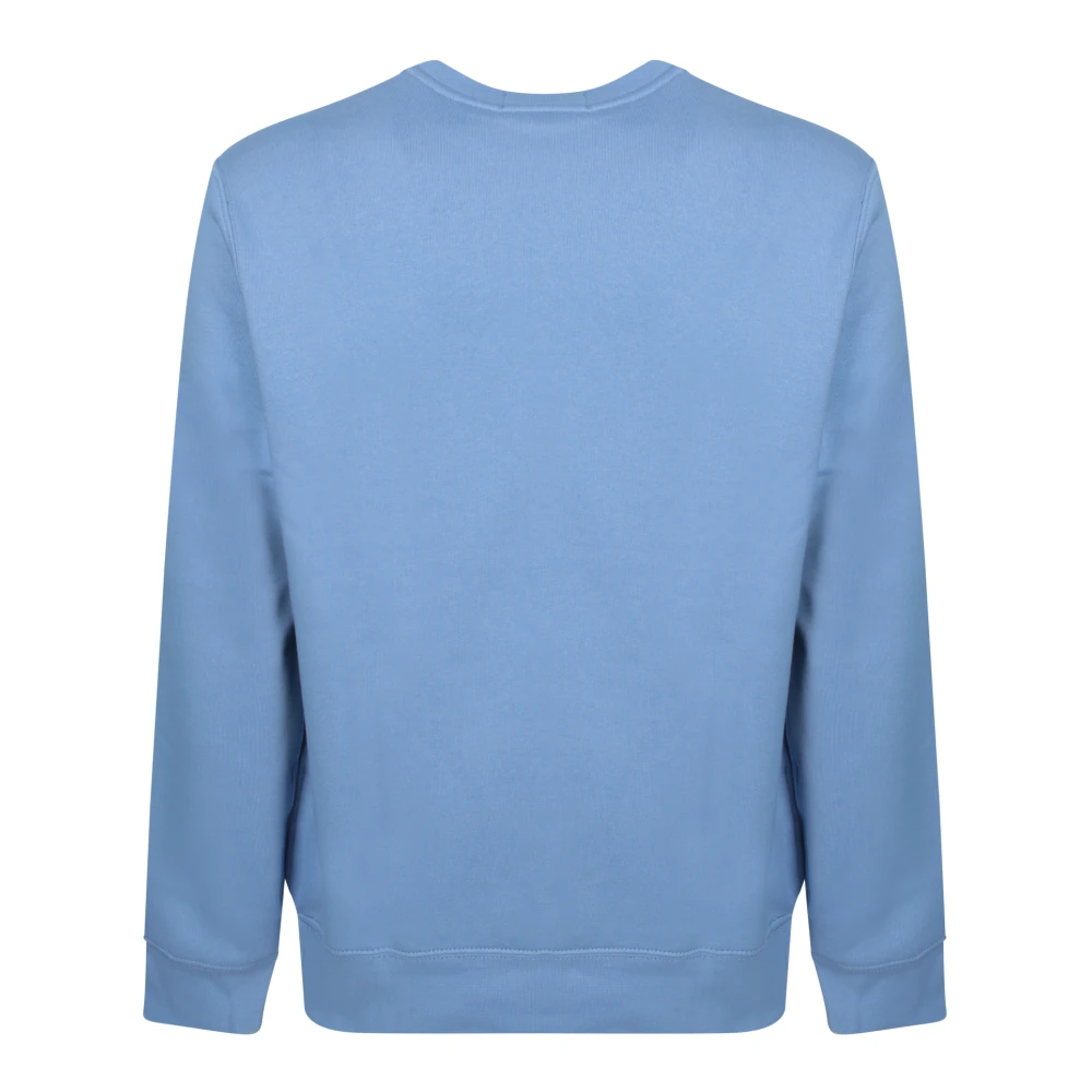 Polo Ralph Lauren Blauwe Katoenen Sweatshirt met Polo Bear Blue Heren