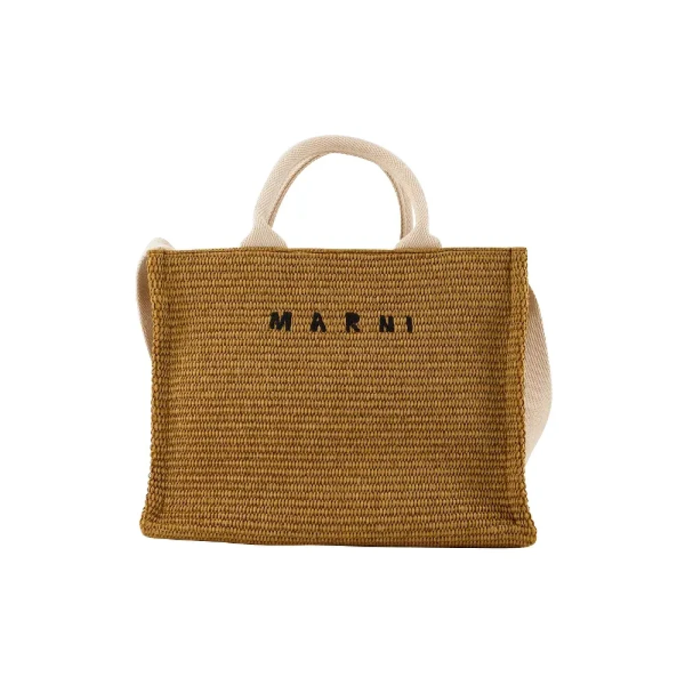 Marni Cotton handbags Brown Dames