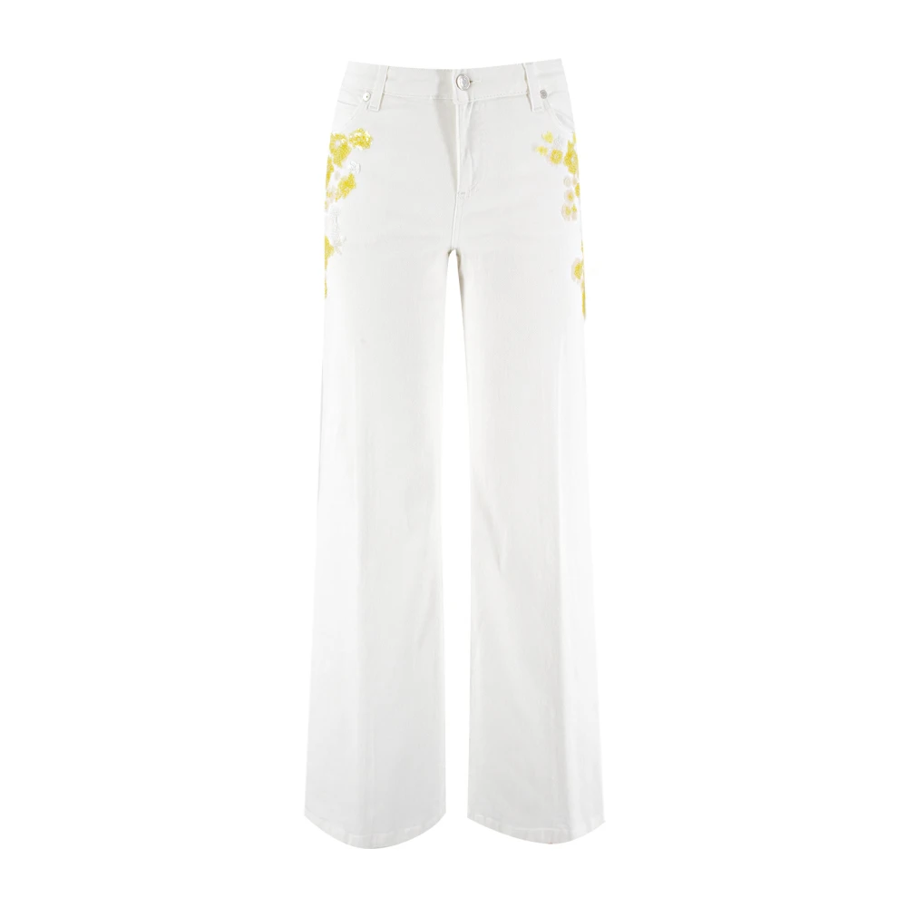 Trousers > Wide Trousers - - Ermanno Scervino - Modalova