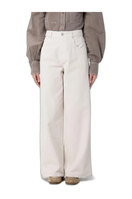 Vida byxor i bomullsdenim