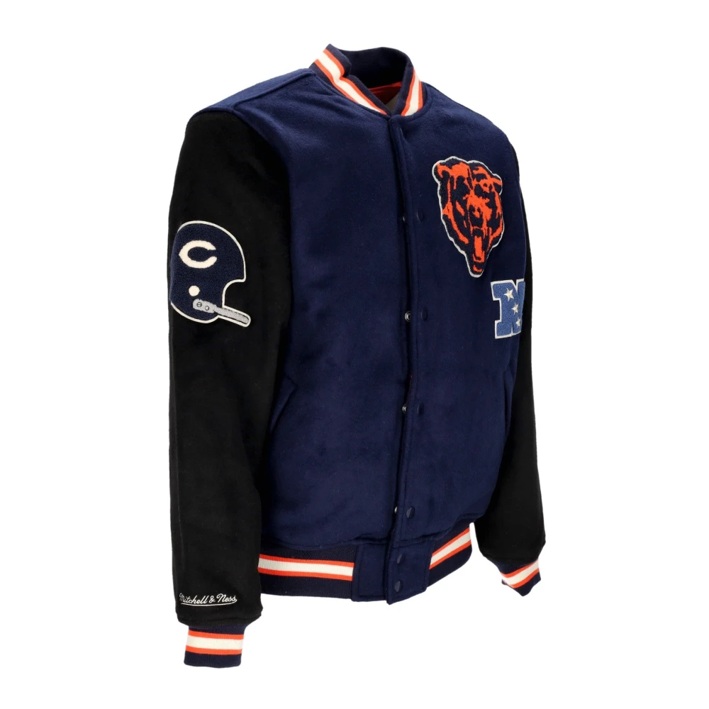 Mitchell & Ness Chicago Bears Legacy Varsity Jacket Blue Heren