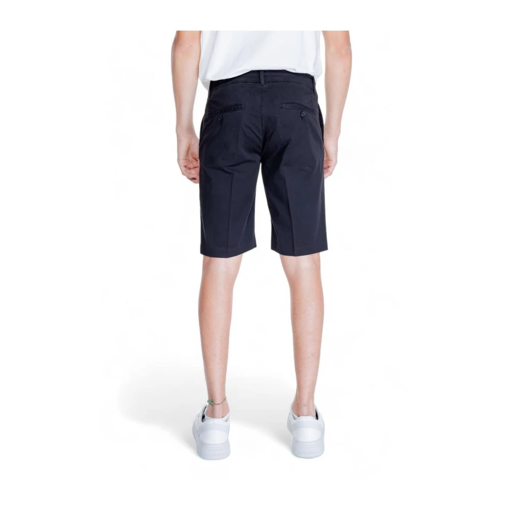 Antony Morato Bermuda Stijl Katoenmix Shorts Black Heren