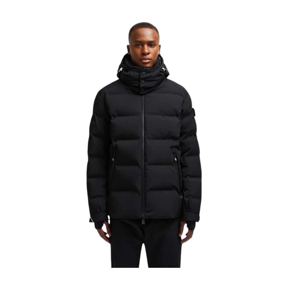 Moncler Ski-jas met capuchon Black Heren