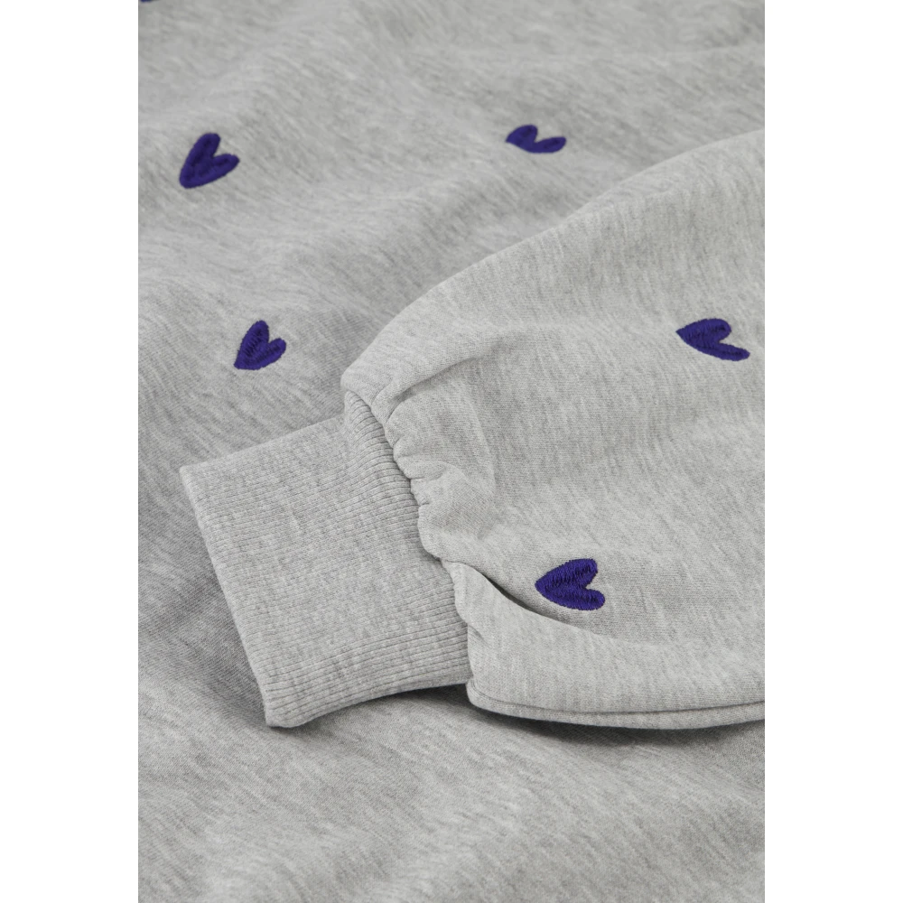 Fabienne Chapot Hart Geborduurde Trui Gray Dames