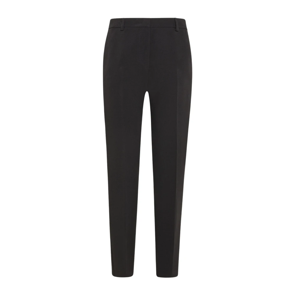 Seventy Bi-elastische chino-broek voor moderne vrouwen Black Dames