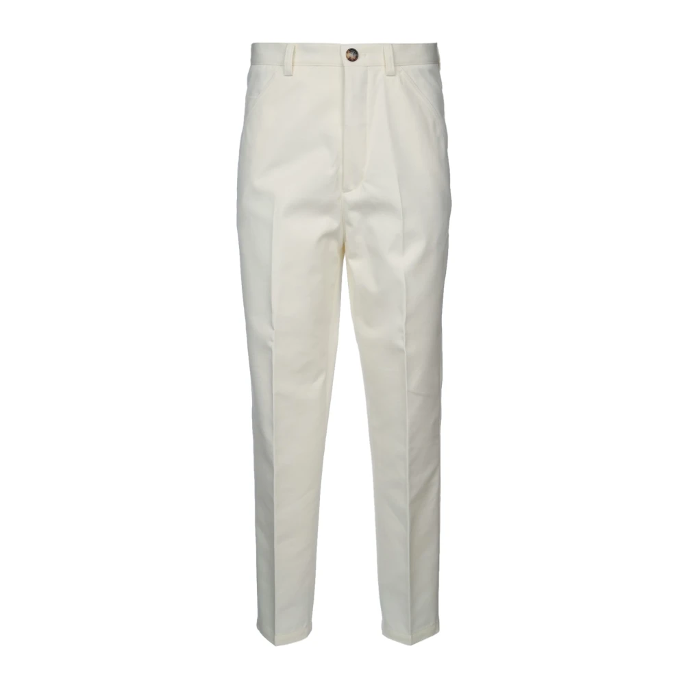 Brunello Cucinelli Men's White Stylish Trousers For - Suit Trousers - Xl - Trousers