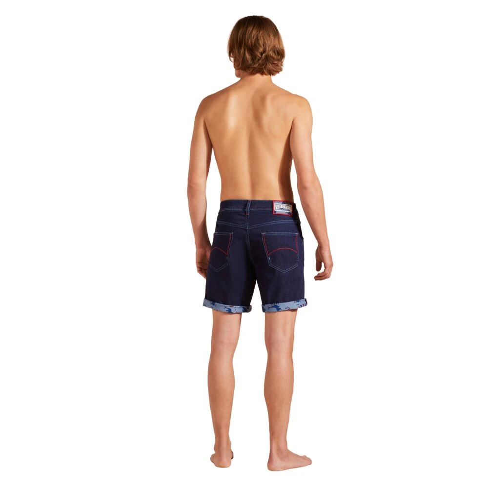 Vilebrequin Heren Circus Denim Bermuda Shorts Blue Heren