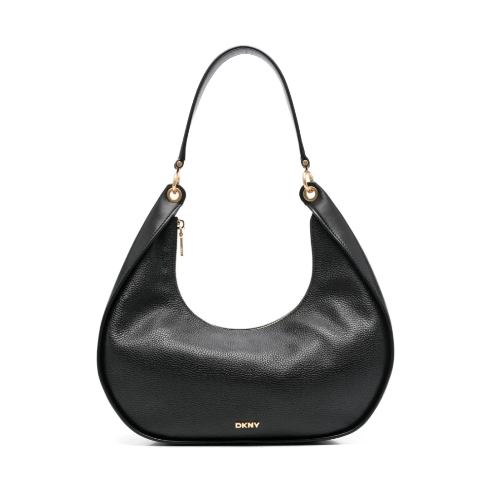 Dkny Women's Black Hobo Shoulder Bag - Shoulder Bags - One Size - Bags