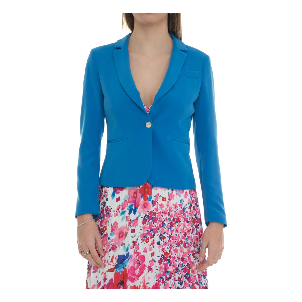Liu Jo - Jackets > Blazers - Blue - Liu Jo - Modalova