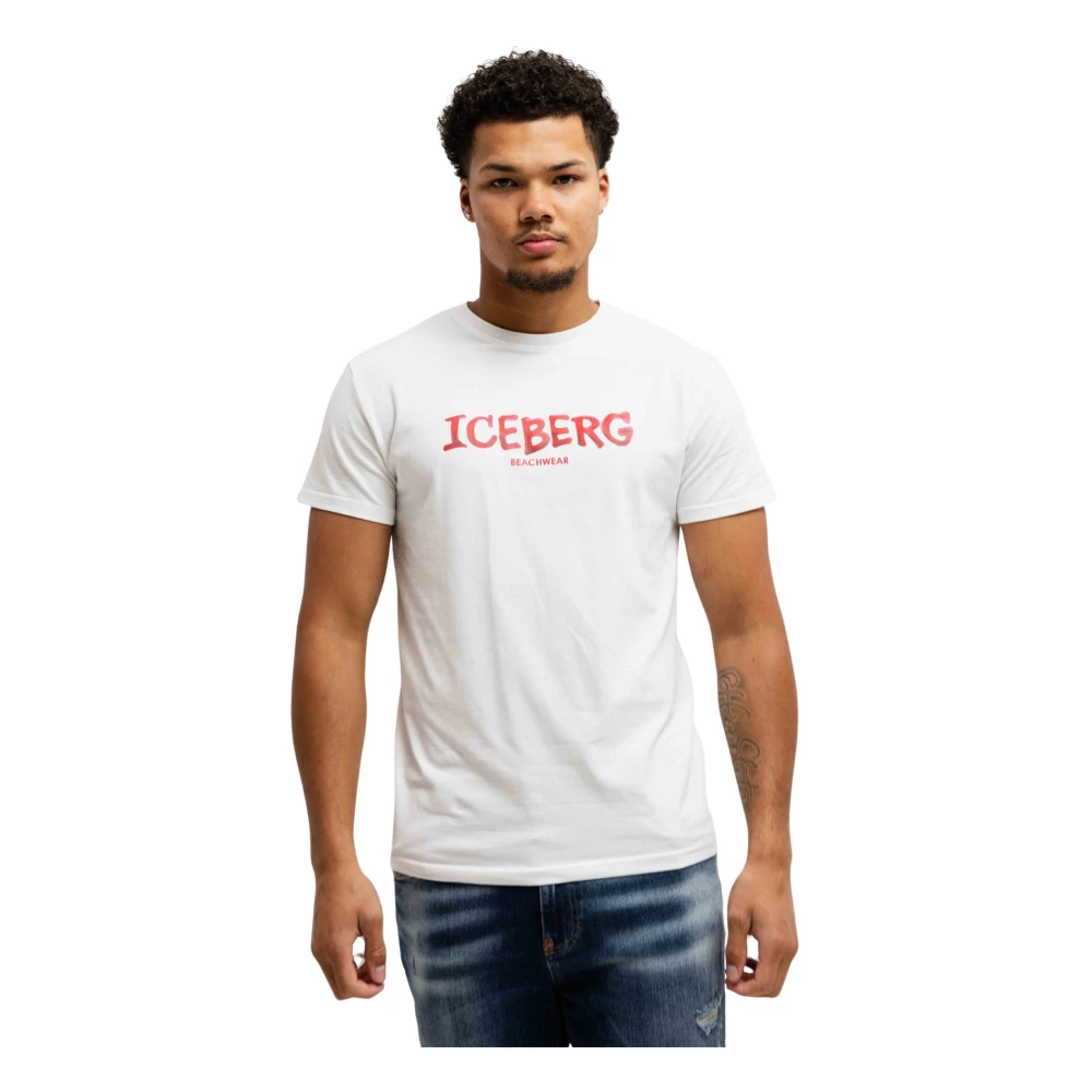 Iceberg - Tops > T-Shirts - White - Iceberg - Modalova