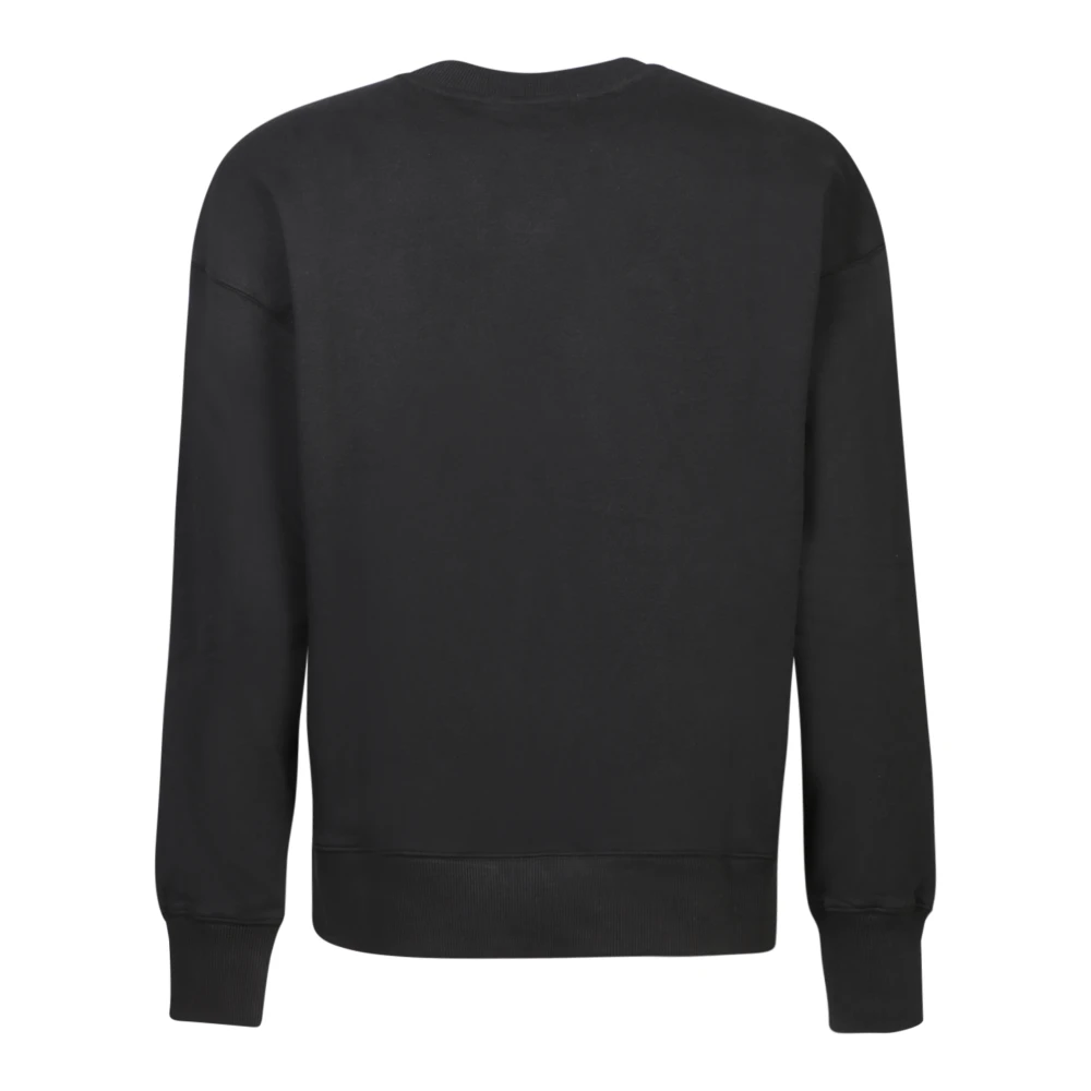 Msgm Zwarte Sweatshirt Verhoog Stijl Aw24 Black Heren