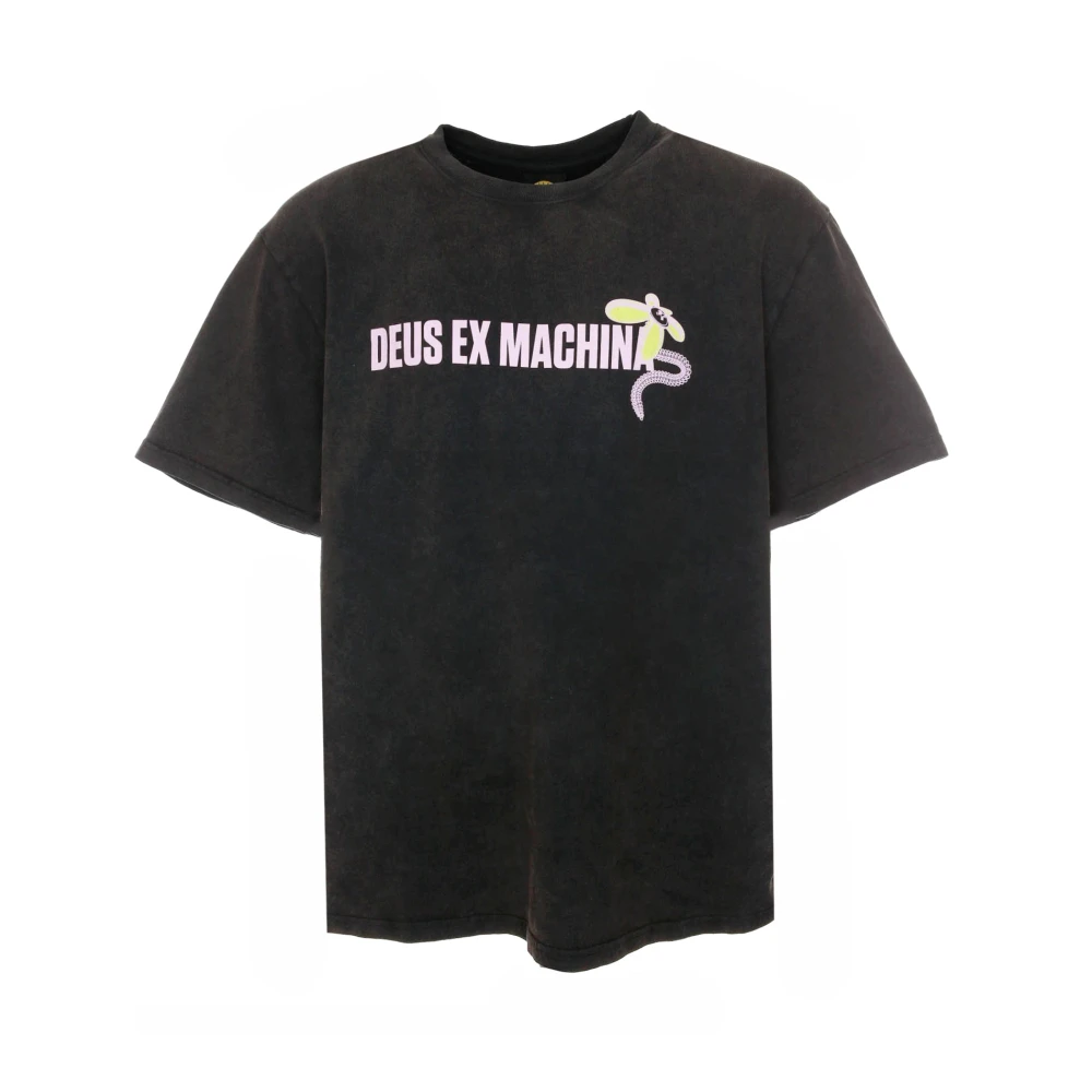 Deus Ex Machina Surfshop T-Shirt met Print Gray Heren
