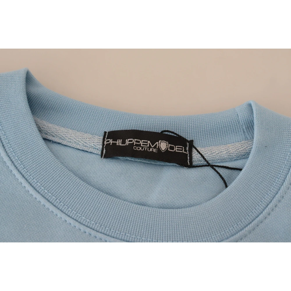 Philippe Model Elegante lichtblauwe katoenen trui Blue Dames