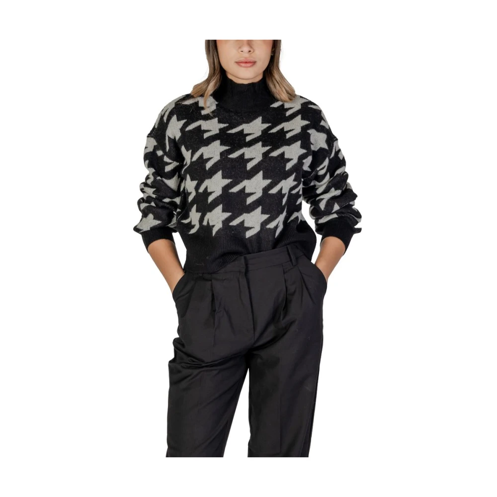Vero Moda Zwarte Acryl Gebreide Kleding Herfst Winter Collectie Black Dames