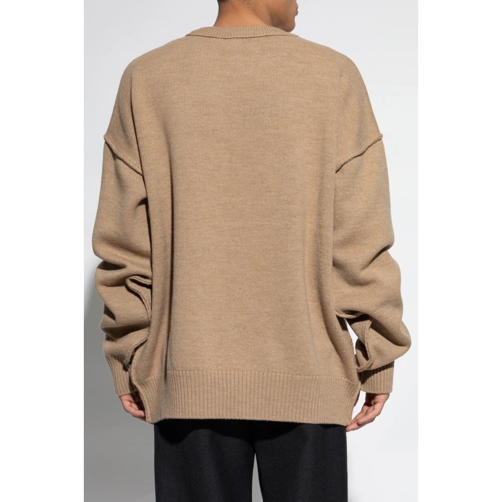 Ami Paris Wollen trui Beige Heren