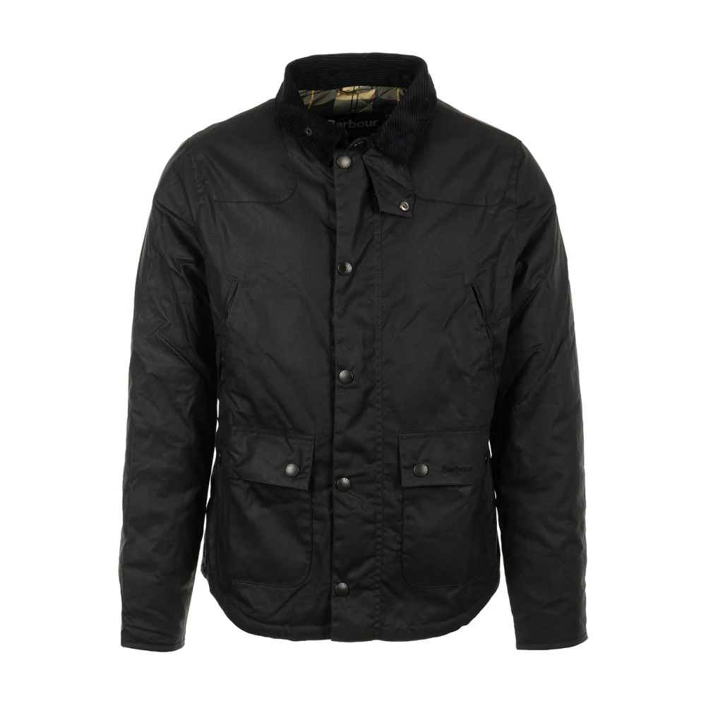 Barbour Blauwe Wax Reelin Jas Blue Heren