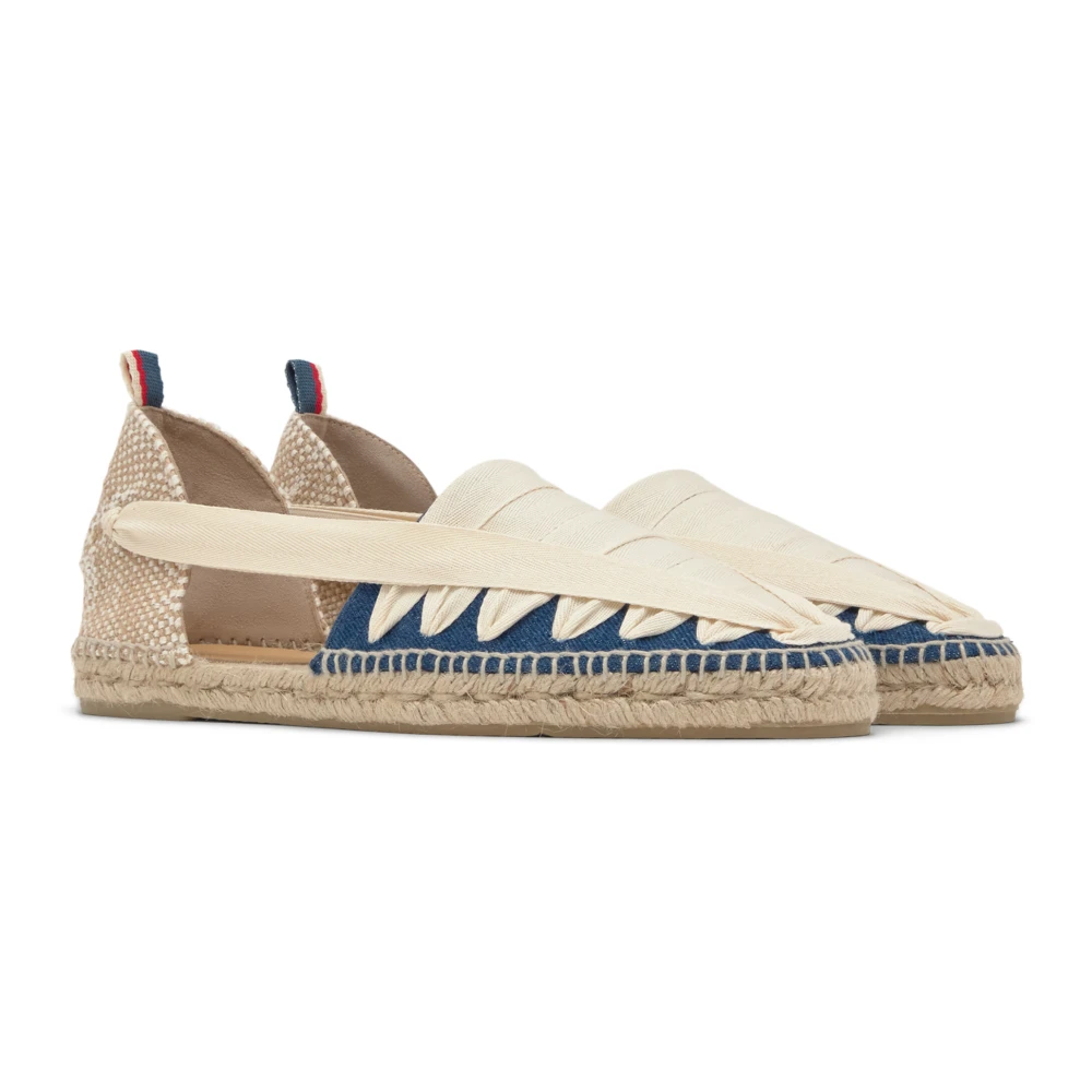 Castañer Norman Jeans 263 · Platte Espadrille Beige Heren