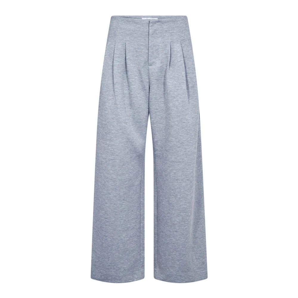 Co'couture Women's Gray Wide Trousers, Xl, Wide Trousers