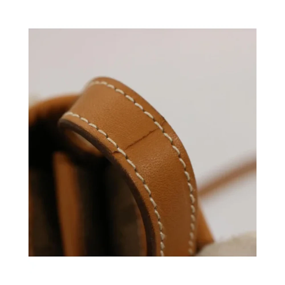 Gucci Vintage Pre-owned Canvas gucci-bags Beige Dames
