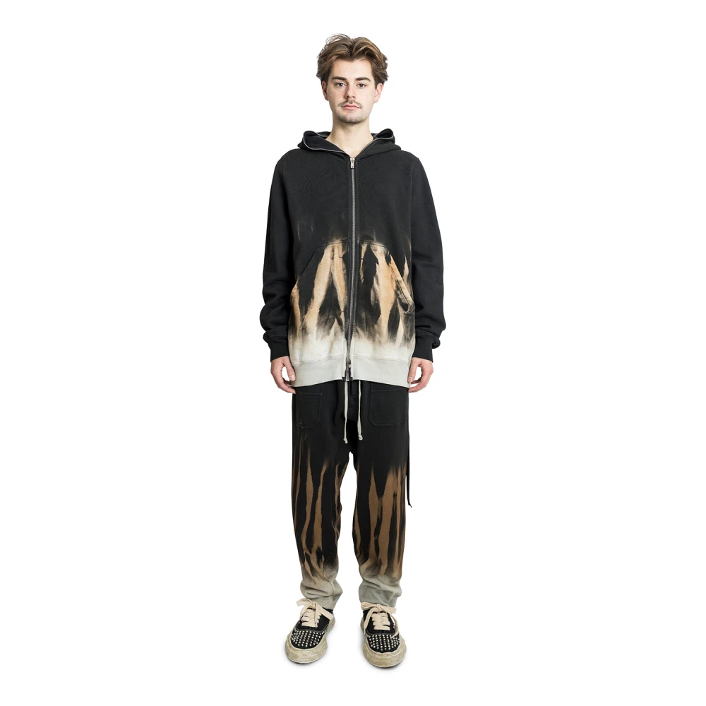 Rick Owens Oversized Gimp Hoodie Zwart Terra Black Heren