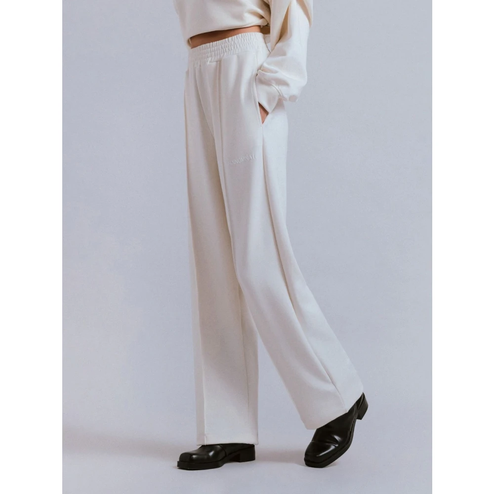 Hinnominate Beige Jogger Broek met Elastische Taille Beige Dames