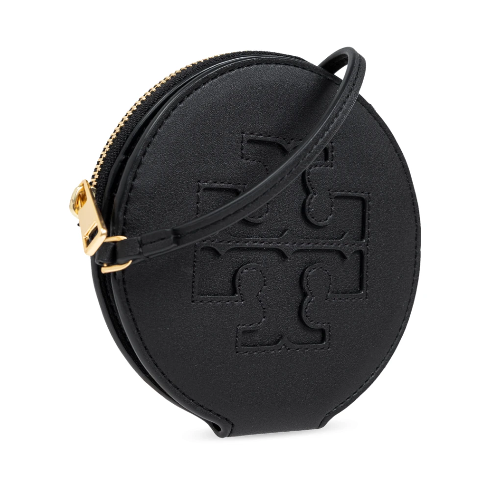 TORY BURCH Leren portemonnee Black Dames