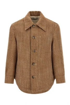 Chevron Wool Overshirt