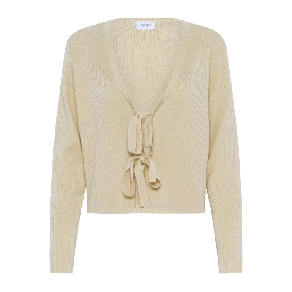Saint Tropez Beige Cardigans, Female, Xl, Dagnysz Cardigan