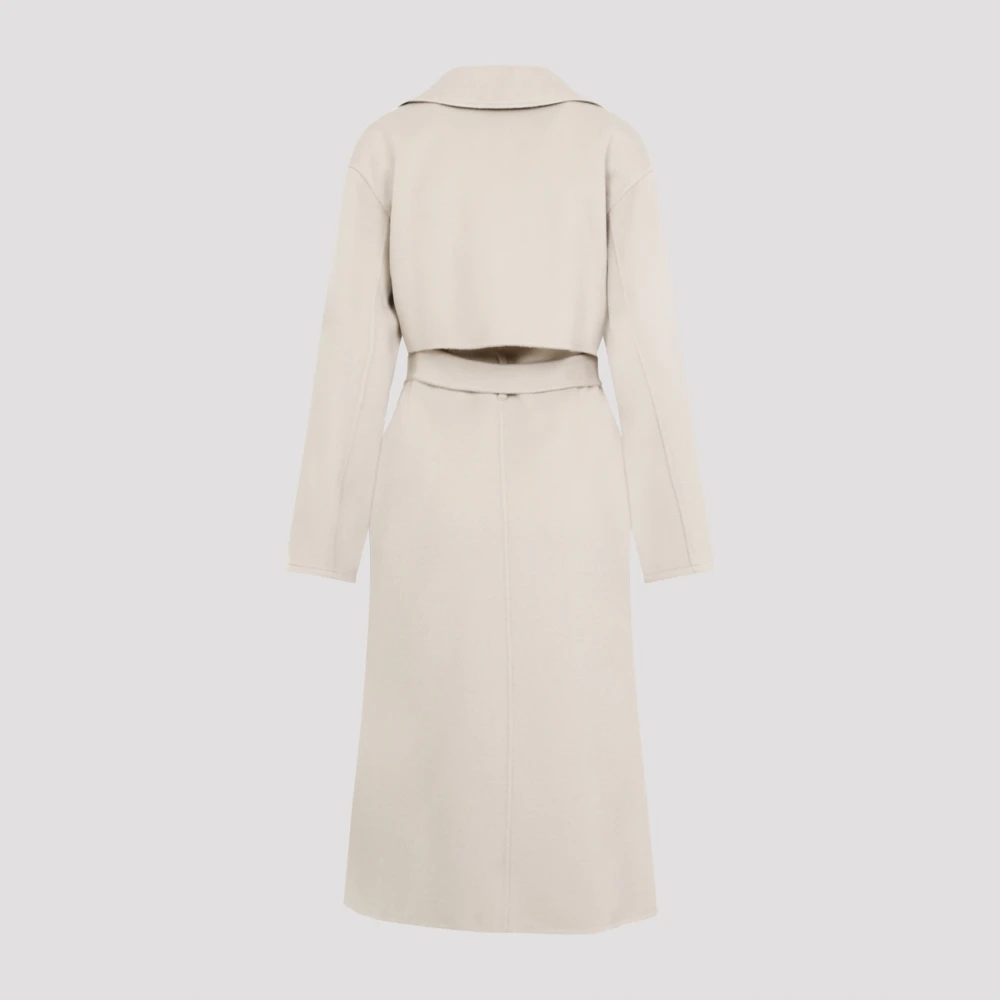 Yves Salomon Luxe Trenchcoat in Neutraal Beige Dames