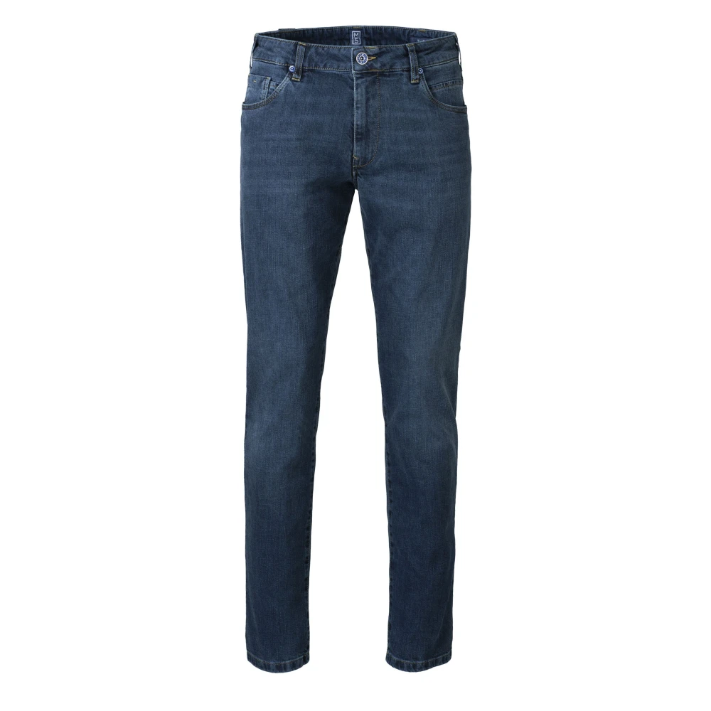 Meyer Slim Stretch Denim Jeans Blue Heren