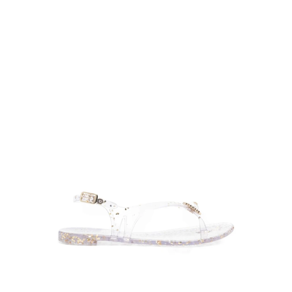 Casadei , Flat Sandals, Female, White, 3 Uk, Thong Sandals