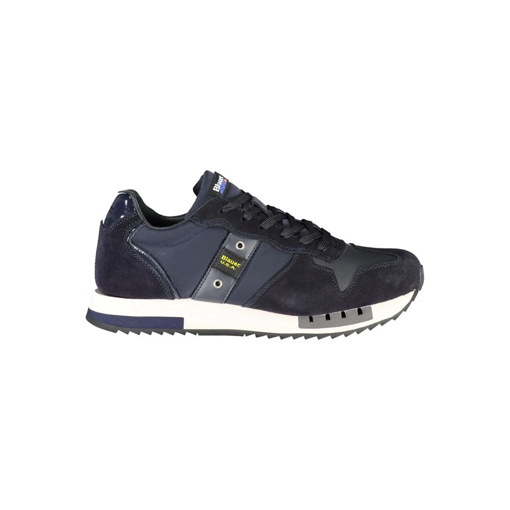 Blauer Men's Blue Contrast Lace-Up Sports Sneakers
