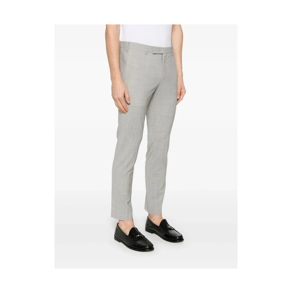 Pt01 Grijze Slim Fit Broek Gray Heren