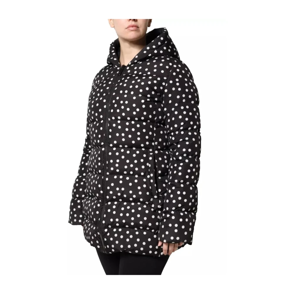 Dolce & Gabbana Elegante zwarte hoodie met rits Black Dames