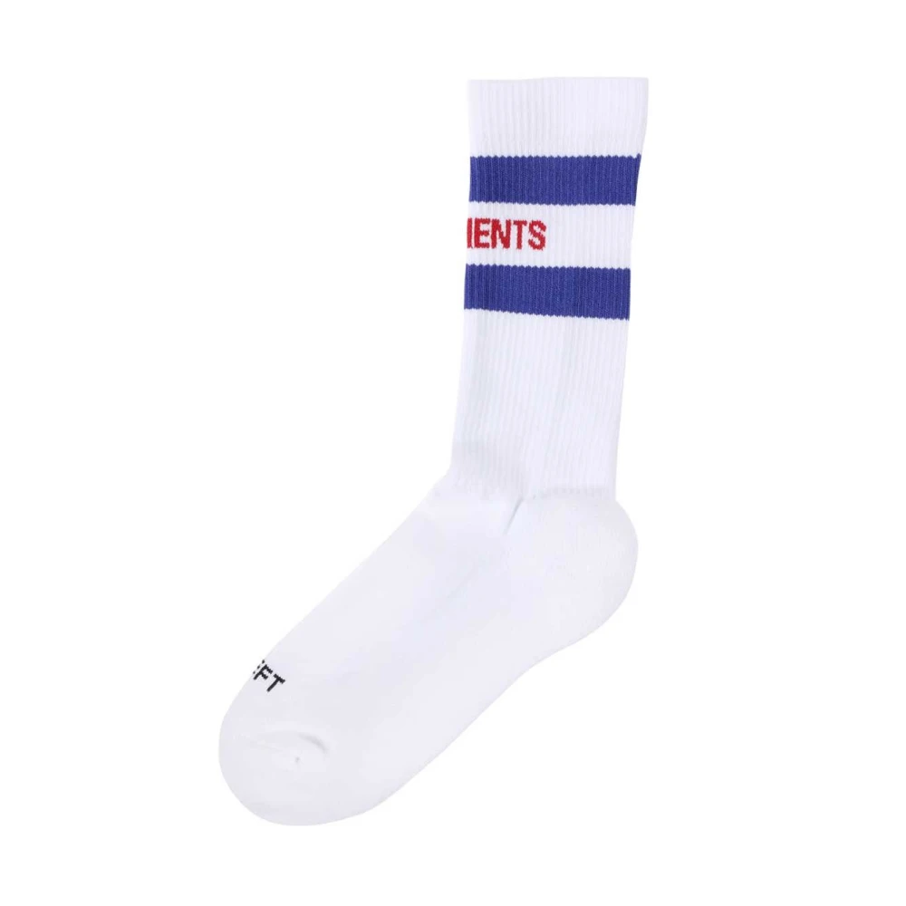 Vetements Comfortabele Katoenen Sokken White Heren