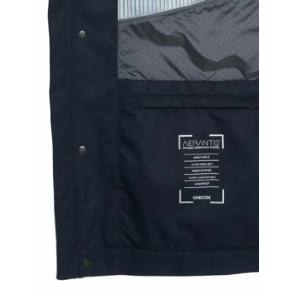 Geox Stijlvolle Jas Blue Heren