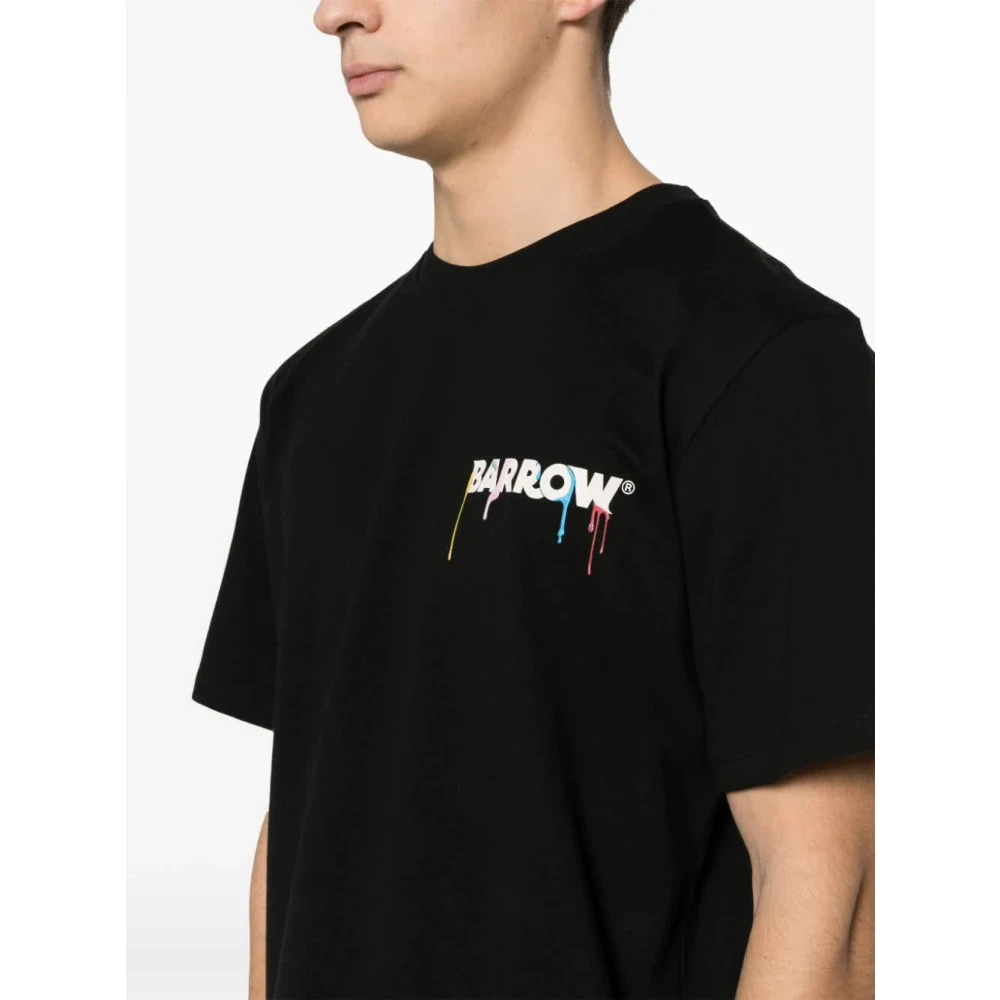 Barrow Zwart Jersey T-Shirt Black Heren