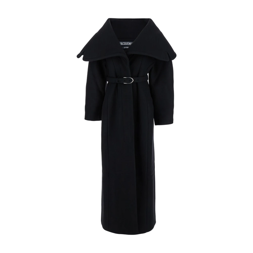 Jacquemus Zwarte Caruso Jas Black Dames