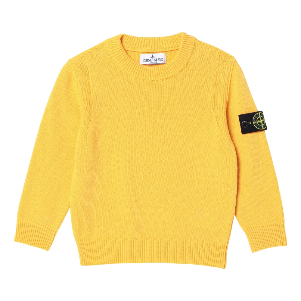 Stone Island Rundhalsad T-shirt Yellow, Pojke