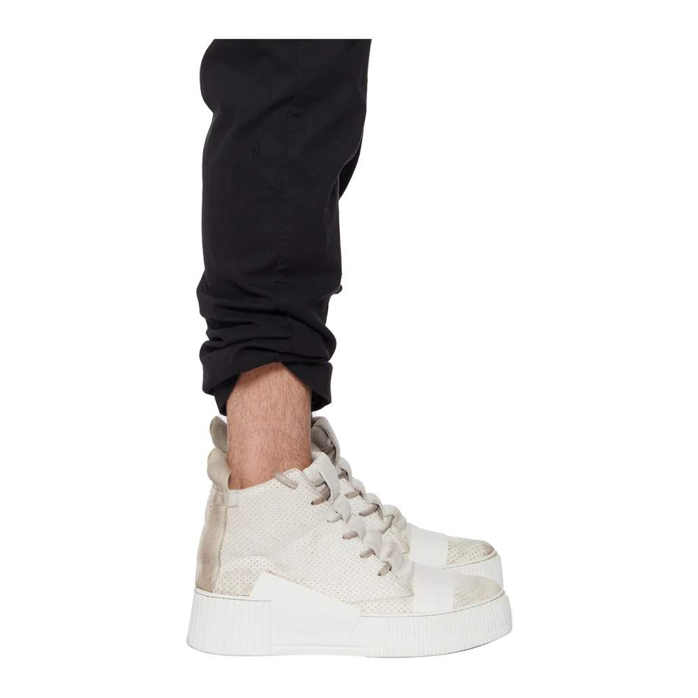 Boris Bidjan Saberi Katoenen en Linnen Broek Black Heren
