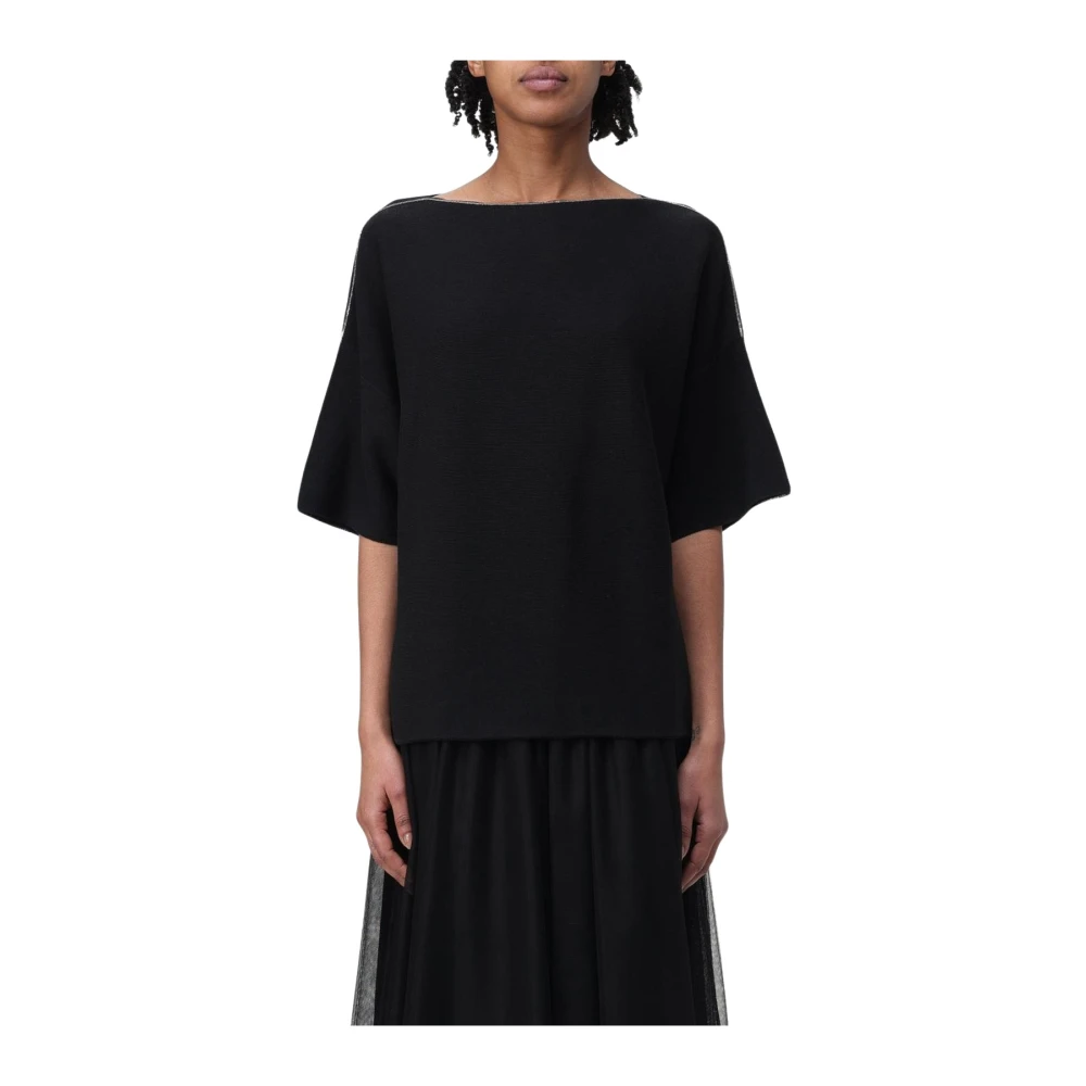 Knitwear > Round-neck Knitwear - - Fabiana Filippi - Modalova