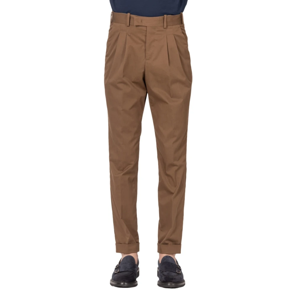 Herno Slim-fit broek Brown Heren