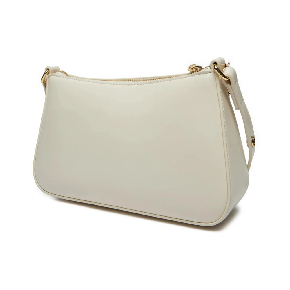 Love Moschino Ivoor Schoudertas voor Moderne Vrouwen Beige Dames
