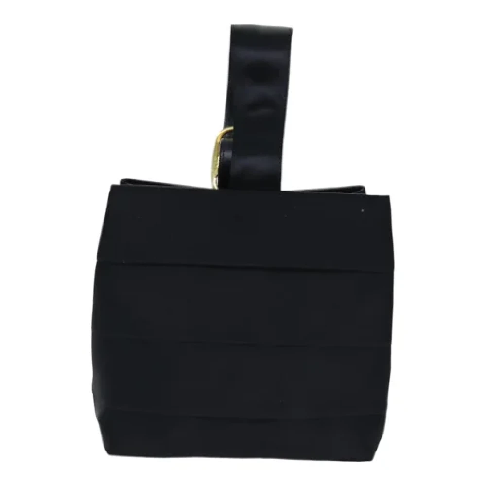 Salvatore Ferragamo Pre-owned Silk handbags Black Dames